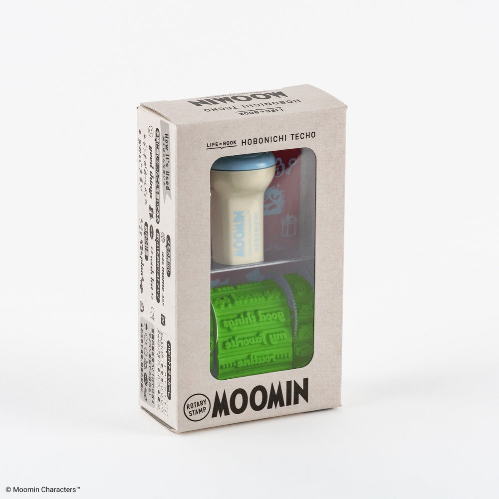 Hobonichi 2027 - Sanby x Hobonichi: Rotating Stamp for the Techo - Moomin