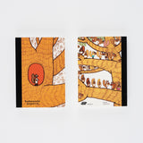 Hobonichi 100%ORANGE: Hobonichi Paper(s) - Squirrel Appears