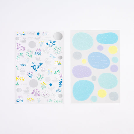 Hobonichi Yuri Sanae: Layering Stickers (Forest Lake)