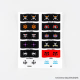 ONE PIECE magazine Pirate Flag Index Stickers