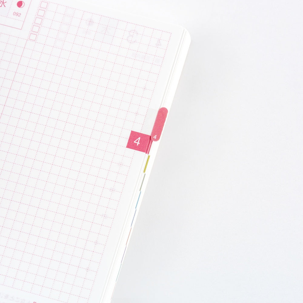 Hobonichi TSUKI no IRO: Index Stickers