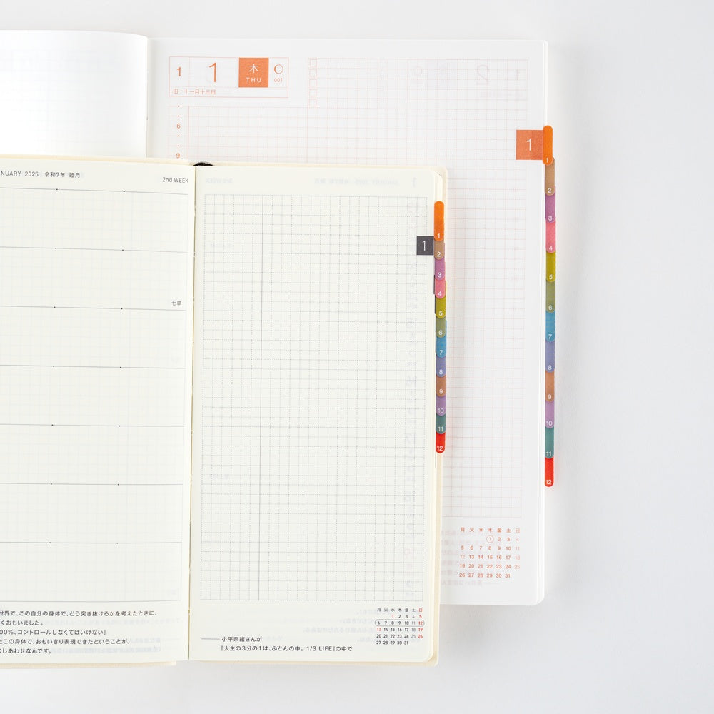 Hobonichi TSUKI no IRO: Index Stickers