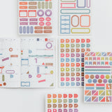 Hobonichi TSUKI no IRO: Sticker Set (Schedule)
