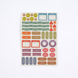 Hobonichi TSUKI no IRO: Sticker Set (Schedule)