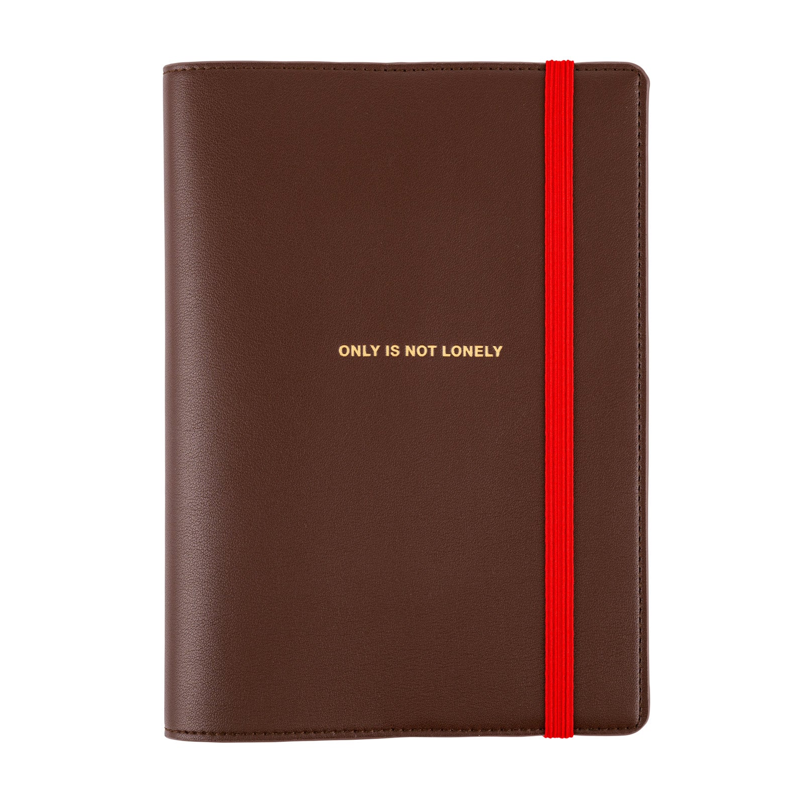 Hobonichi 2026 A5 Cover - Only is Not Lonely (Chocolate) – Little