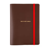 Hobonichi 2025 A5 Cover Only is Not Lonely (Chocolate)