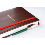 La cubierta A5 de Hobonichi 2025 no es solitaria (chocolate)