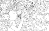 A Million Mermaids Coloring Book By Lulu Mayo