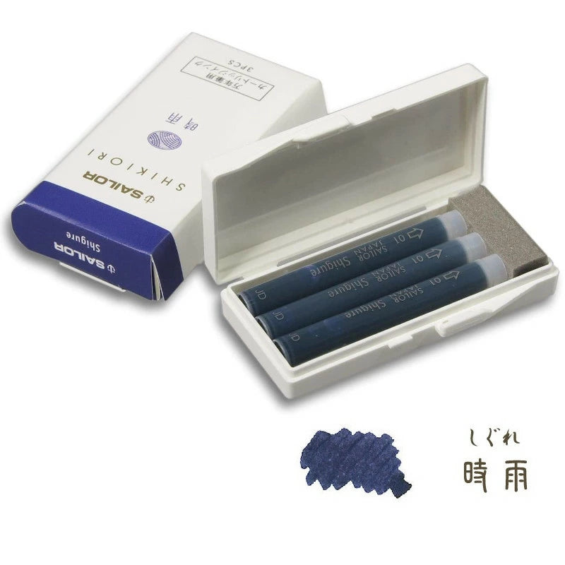 Sailor Shikiori Fountain Pen Ink Cartridges - Shigure