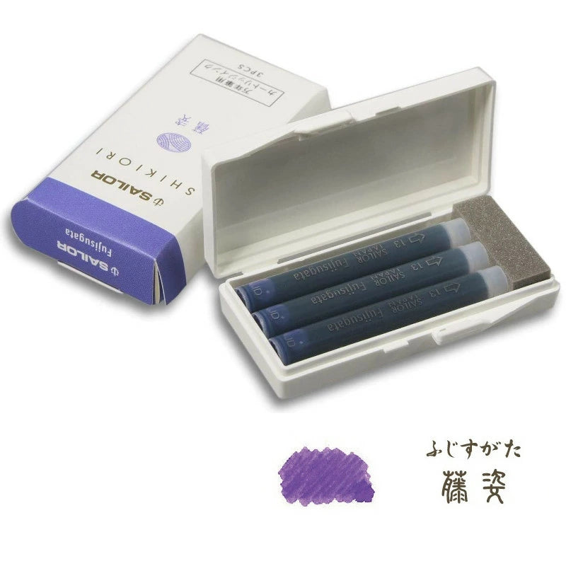 Sailor Shikiori Fountain Pen Ink Cartridges - Fujisugata