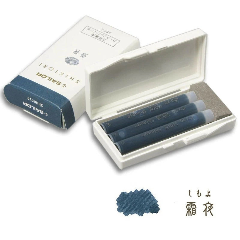 Sailor Shikiori Fountain Pen Ink Cartridges - Shimoyo