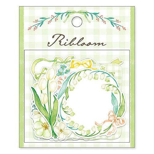 Ribloom Flake Sticker - Green