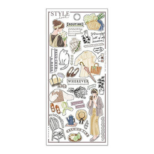 Mind Wave Style Look Sticker Sheet - Home Day