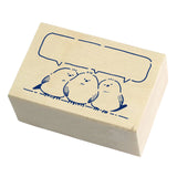 Masking Tape Companion Rubber Stamp - Shimaenaga Chatting