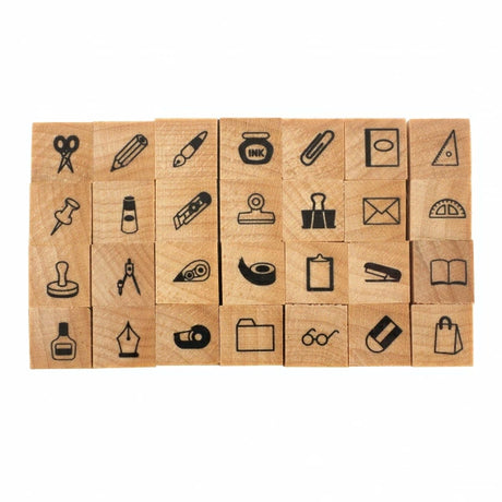 Petit Letter Stamp Set - Large Size - Stationery Icons