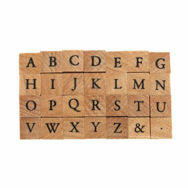 Petit Letter Stamp Set - Small Size - Uppercase Alphabet 1