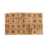 Petit Letter Stamp Set - Small Size - Uppercase Alphabet 1