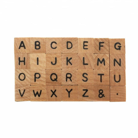 Petit Letter Stamp Set - Small Size - Uppercase Alphabet 2