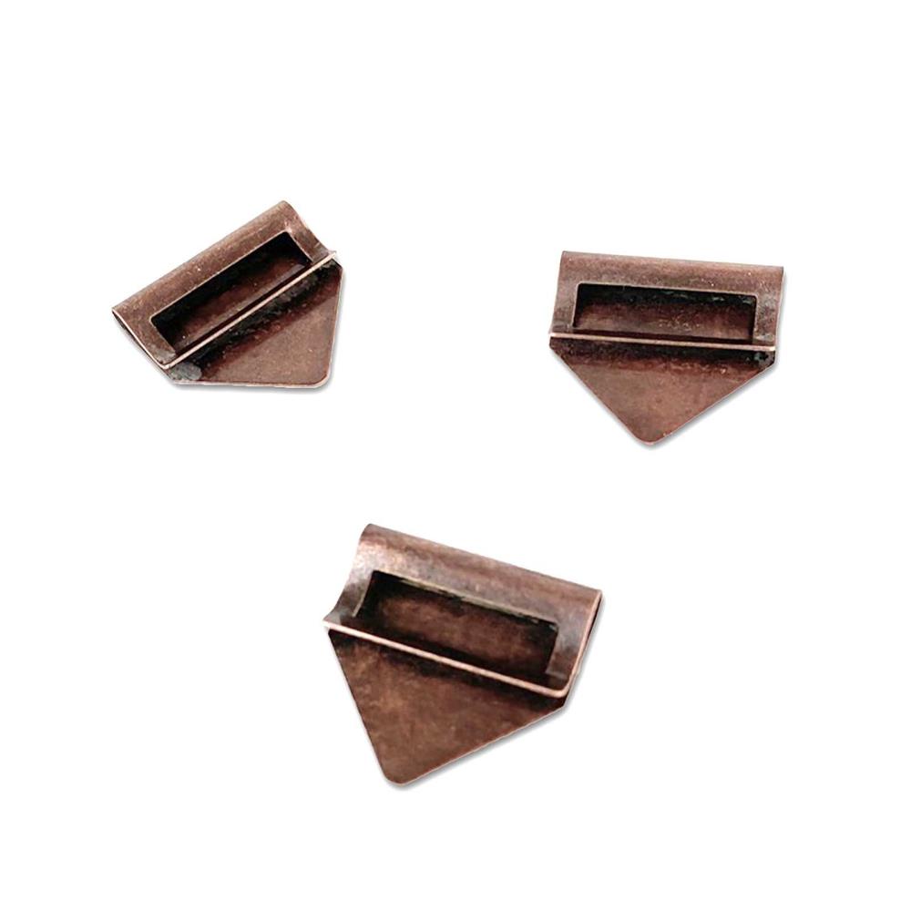 49 And Market Curators Essential Metal Index Clips 8/Pkg - Antique Brass