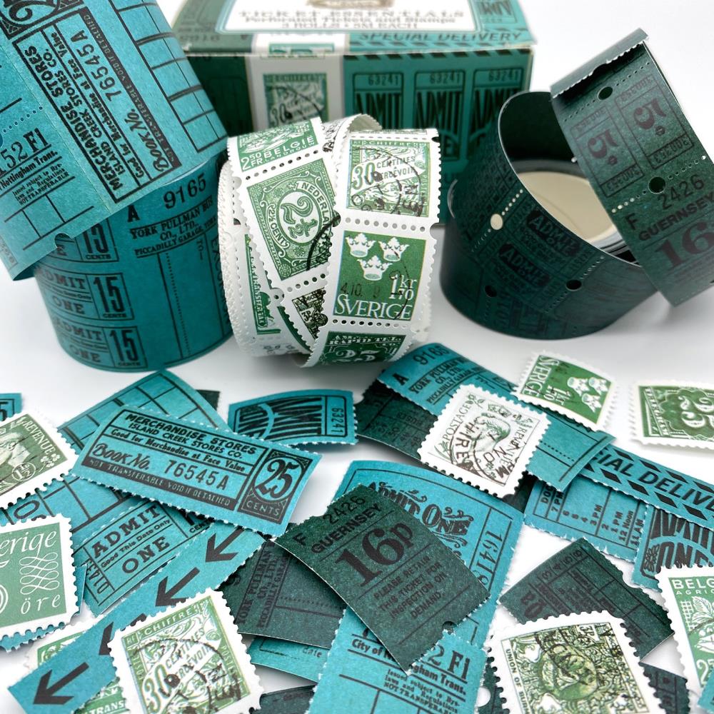 49 And Market Vintage Bits Ticket Essentials Lagoon