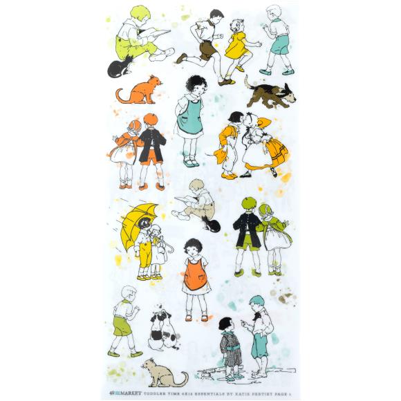 49 & Market Essentials Rub-On Transfers - Toddler Time