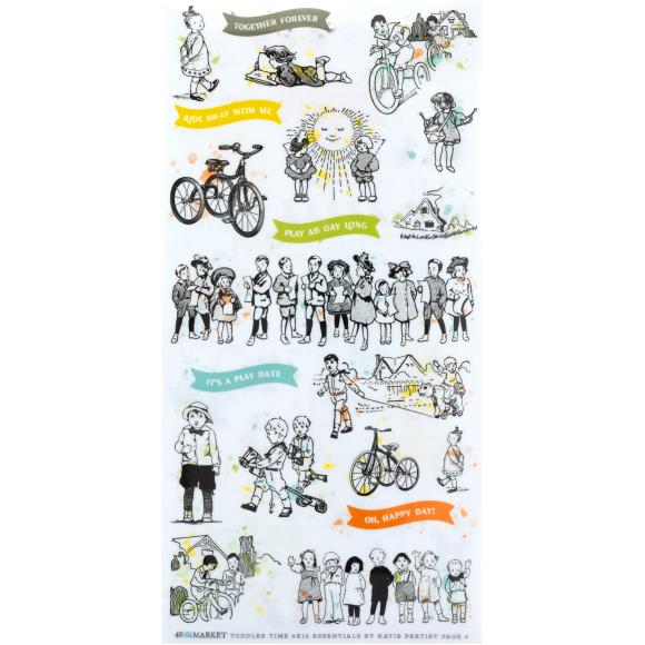 49 & Market Essentials Rub-On Transfers - Toddler Time
