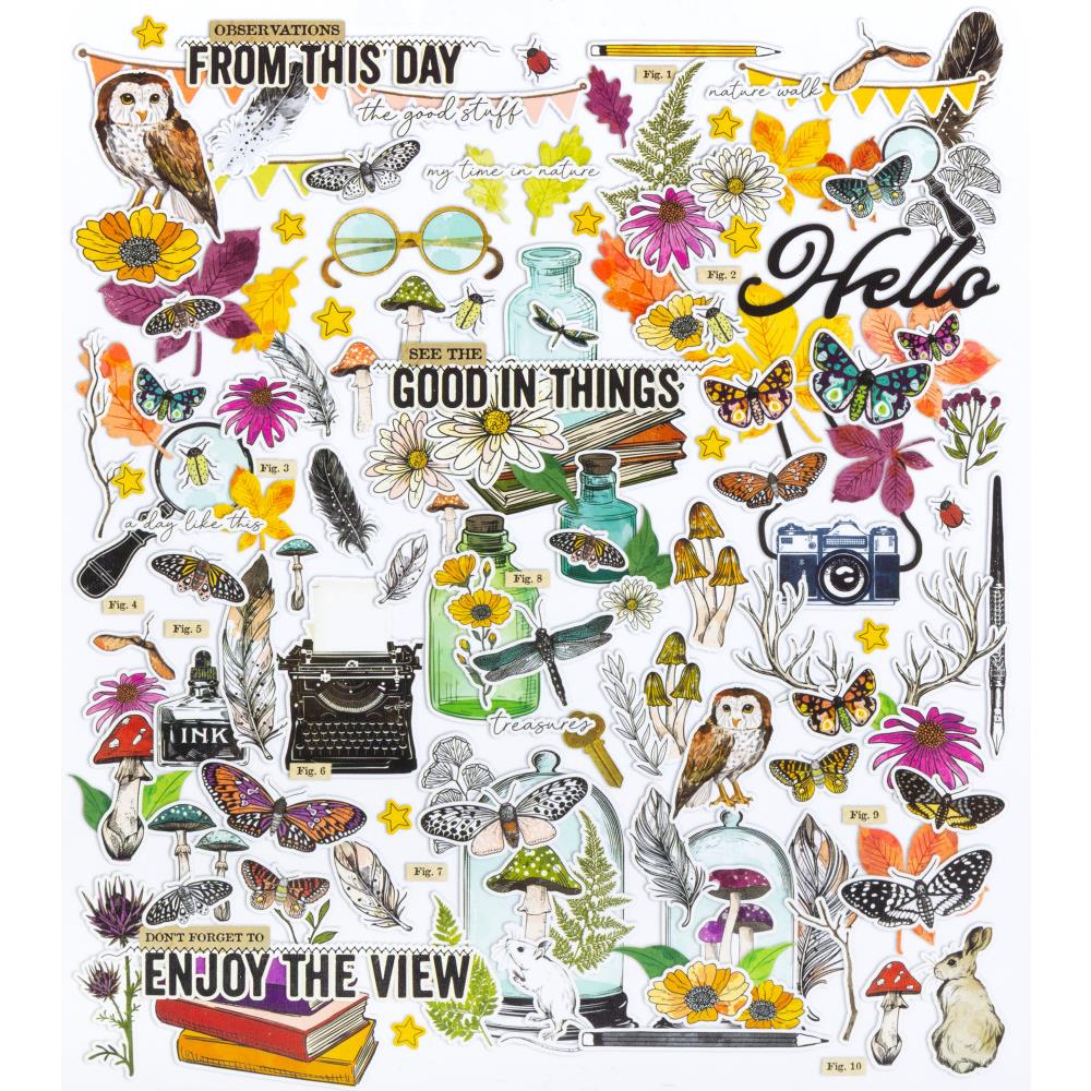 49 and Market Curiosities In Willow Grove Ephemera Set - Icons And Titles