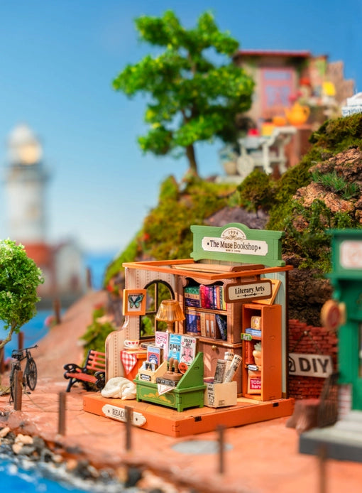 The Muse Bookshop DIY Miniature House Kit