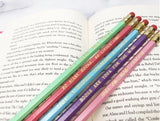 Book Lover Pencil Set for Readers