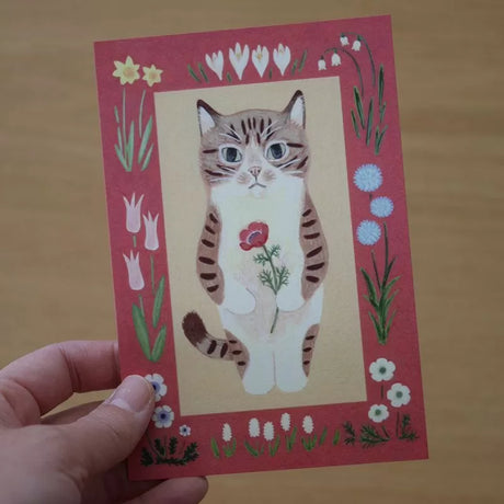 Size: 10cm x 14.8cm.
Double-sided full color.
Material: Paper (textured, slightly thick paper, ivory color)

The paper is environmentally friendly&nbsp;and contains over 30% non-wood bamboo pulp for a warm texture

Please note that the actual color may appear different&nbsp;on your computer or smartphone monitor.