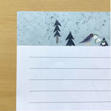 Featuring charming watercolor of a cat playing the violin from Japanese illustrator 4legs

It is a convenient size that is not too big or too small.&nbsp;Please use it&nbsp;as a communication tool for small thank you and announcements.&nbsp;There are no lines on the front side, so&nbsp;you can use it freely as&nbsp;a shop card or business card&nbsp;with stamps and stickers&nbsp;as well as memos and letters.&nbsp;It is a great gift for people who like paper.&nbsp;The gorgeous and gentle designs&nbsp;will mak