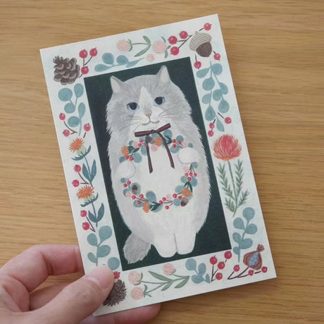 Size: 10cm x 14.8cm.
Double-sided full color.
Material: Paper (textured, slightly thick paper, ivory color)

The paper is environmentally friendly&nbsp;and contains over 30% non-wood bamboo pulp for a warm texture

Please note that the actual color may appear different&nbsp;on your computer or smartphone monitor.