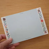 Size: 10cm x 14.8cm.
Double-sided full color.
Material: Paper (textured, slightly thick paper, ivory color)

The paper is environmentally friendly&nbsp;and contains over 30% non-wood bamboo pulp for a warm texture

Please note that the actual color may appear different&nbsp;on your computer or smartphone monitor.