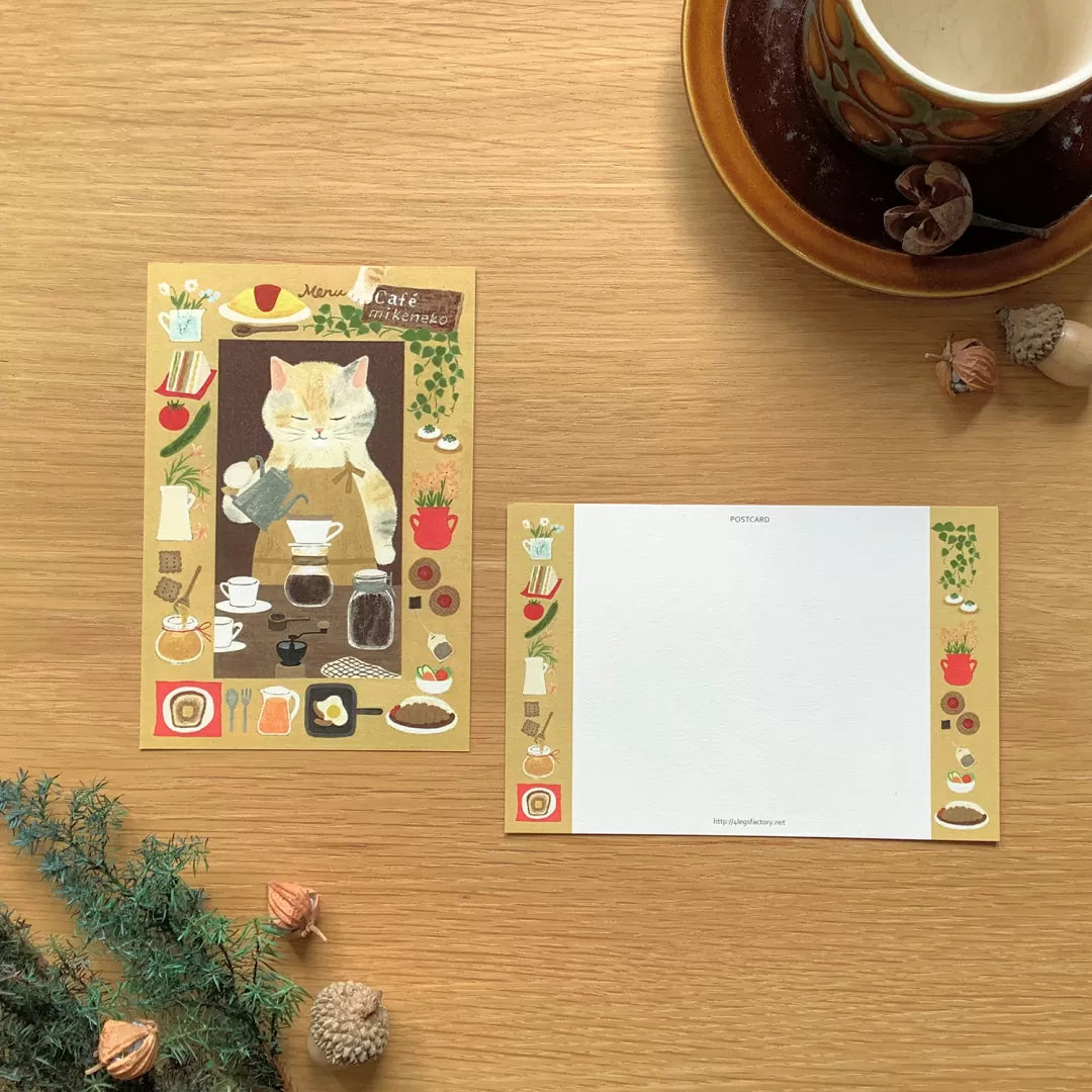 Size: 10cm x 14.8cm.
Double-sided full color.
Material: Paper (textured, slightly thick paper, ivory color)

The paper is environmentally friendly&nbsp;and contains over 30% non-wood bamboo pulp for a warm texture

Please note that the actual color may appear different&nbsp;on your computer or smartphone monitor.