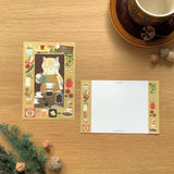 Size: 10cm x 14.8cm.
Double-sided full color.
Material: Paper (textured, slightly thick paper, ivory color)

The paper is environmentally friendly&nbsp;and contains over 30% non-wood bamboo pulp for a warm texture

Please note that the actual color may appear different&nbsp;on your computer or smartphone monitor.