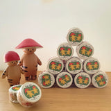 This charming washi tape features twelve adorable mushroom cat illustrations making it a must‑have for cat lovers and stationery fans alike. Each little mushroom cat has its own personality, making the tape fun to use as a continuous border or cut into individual accents.

24mm x 7m
Includes 1 roll of washi tape
Made in Japan