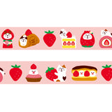 Papier Platz x Concombre Washi Tape - Strawberry