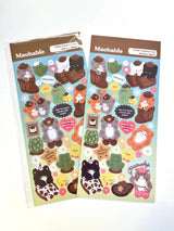 Maobabie Sticker Sheet - Little Cowboy Cats