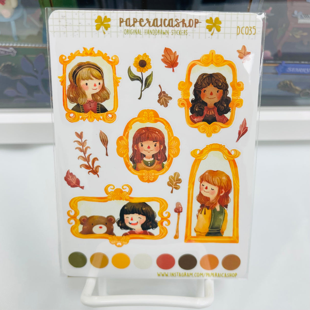 PaperaicaShop Autumn Frame Planner Sticker