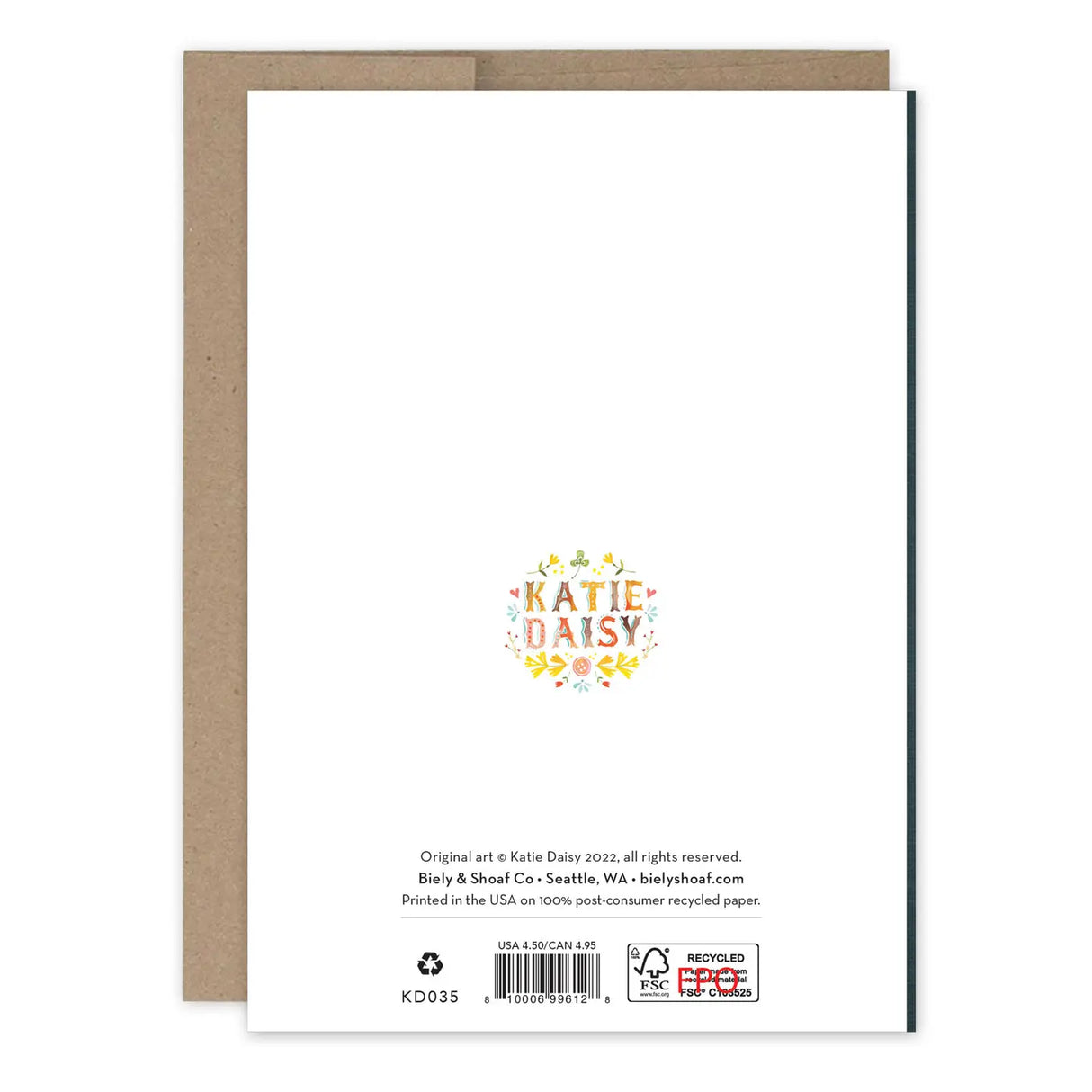 Bleeding Hearts Sympathy Card