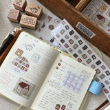 Bunny Bouquet Wooden Stamp