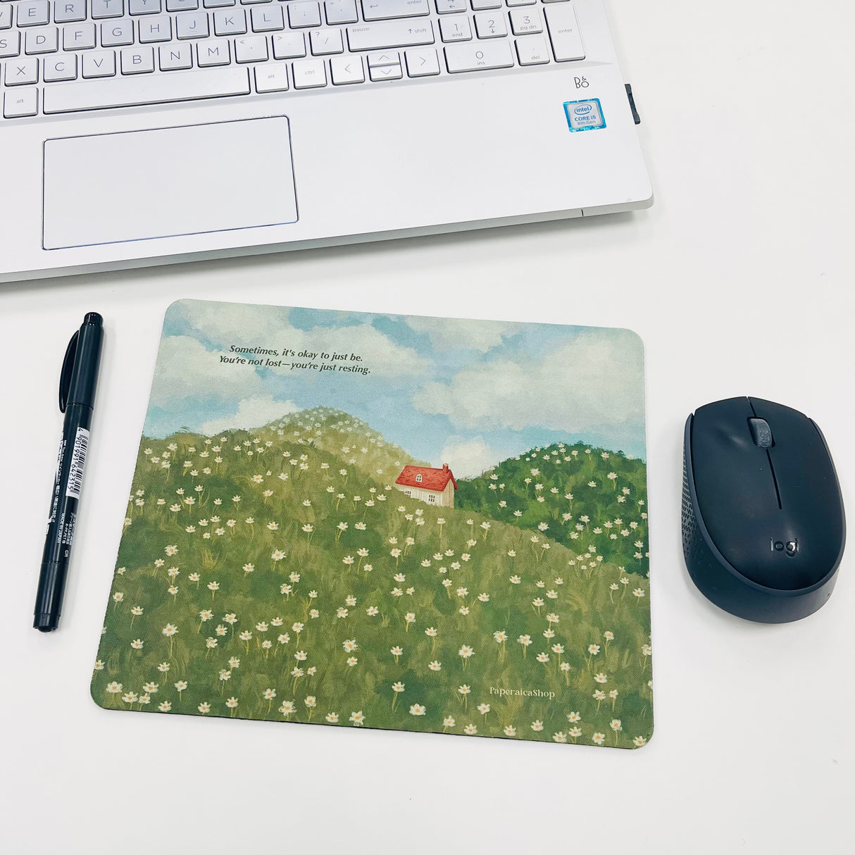 PaperaicaShop Just Be Mouse Pad