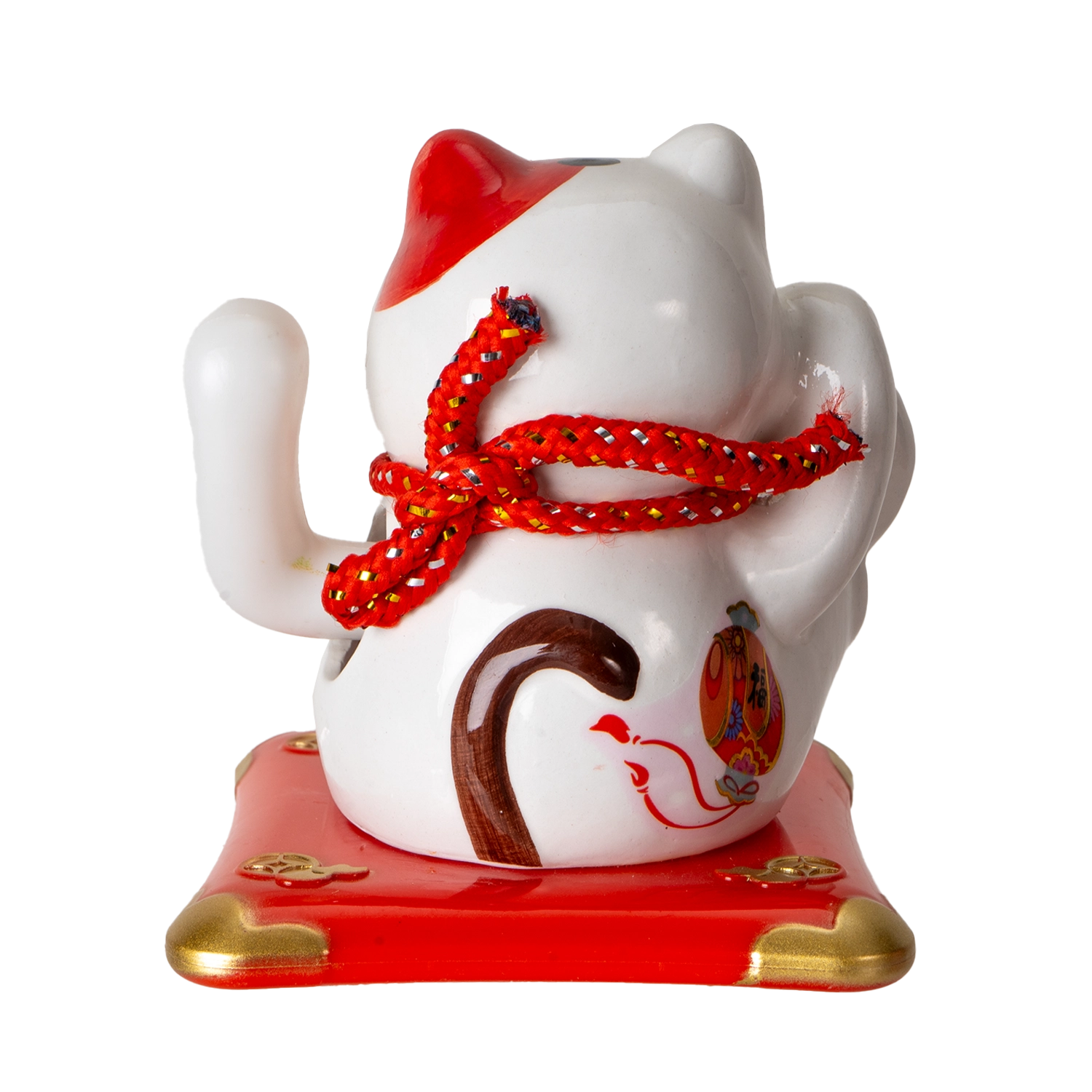 Urban Tokyo - 5 Inch Tall Solar Powered Lucky Cat with Movable Arm

Size: 5"H

Material: Ceramic