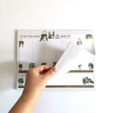 Plant Buddies Weekly Planner Pad