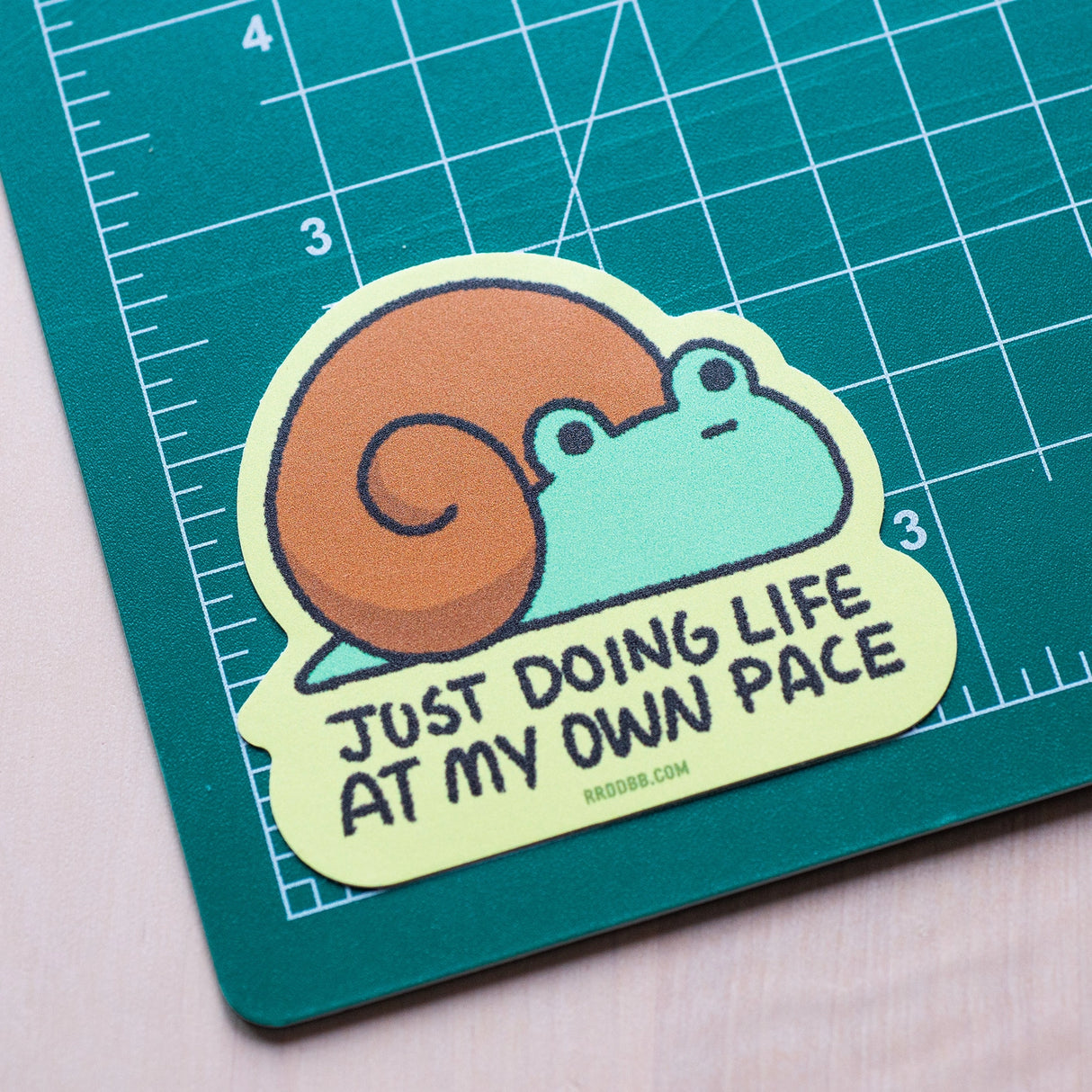 Robot Dance Battle - Lazy Snail Frog Sticker