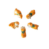 5 Pair Bamboo Chopsticks and Shiba Porcelain Chopsticks Rest Gift Set. This Chopstick and Rest Gift Set Comes 5 Pair Bamboo Chopsticks with 5 piece assorted cats chopsticks rest in gift box packaging. Chopstick Rests are Dishwasher Safe. Gorgeous Box, Perfect Asian Gift for Holidays and any Occasion.

Size: 9 inch chopsticks, 2.25 inches W chopsticks rest
Material: Bamboo and Ceramic
Origin: China