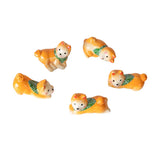 5 Pair Bamboo Chopsticks and Shiba Porcelain Chopsticks Rest Gift Set. This Chopstick and Rest Gift Set Comes 5 Pair Bamboo Chopsticks with 5 piece assorted cats chopsticks rest in gift box packaging. Chopstick Rests are Dishwasher Safe. Gorgeous Box, Perfect Asian Gift for Holidays and any Occasion.

Size: 9 inch chopsticks, 2.25 inches W chopsticks rest
Material: Bamboo and Ceramic
Origin: China