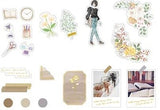 Girl Clair Stationery Clear Flake Sticker