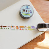 Brush, Pens, and Cats Transparent PET Tape