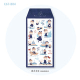 Featuring an adorable collection of sea themed illustrations, this sticker sheet adds a sweet, romantic touch to planners, cards, photo albums, and creative projects. Each design is printed on durable PVC material for crisp colors and long‑lasting use.